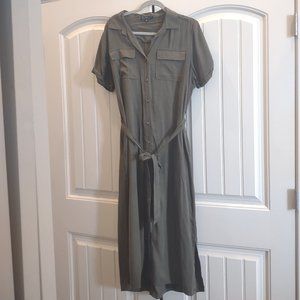 Button up dress